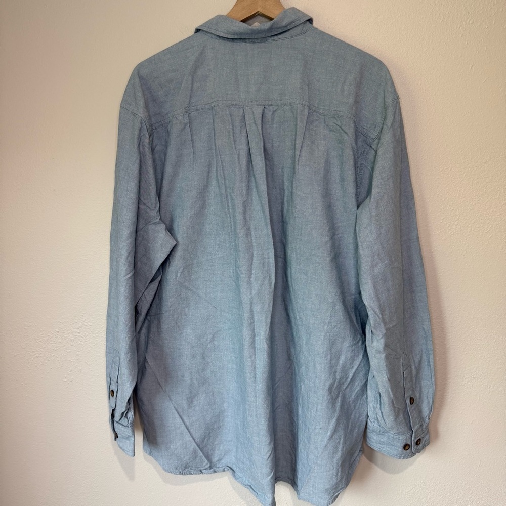 Carhartt Men’s Chambray Work Shirt – 2XL Relaxed Fit - Picture 5 of 5